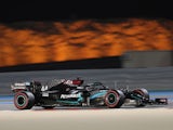 Lewis Hamilton pictured during practice for the Bahrain Grand Prix on November 27, 2020