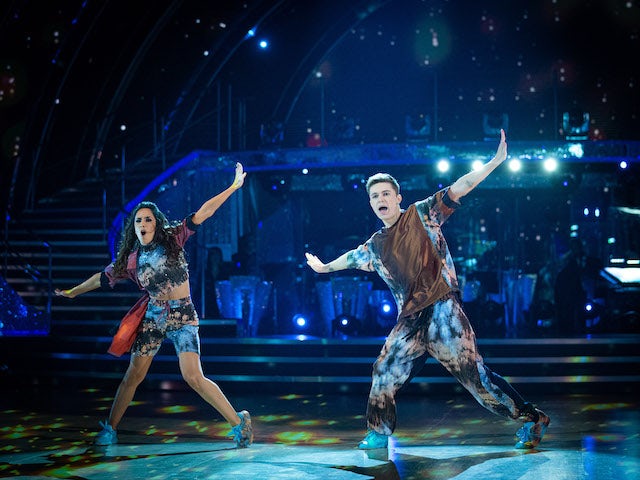 HRVY and Janette Manrara on Strictly Come Dancing week six