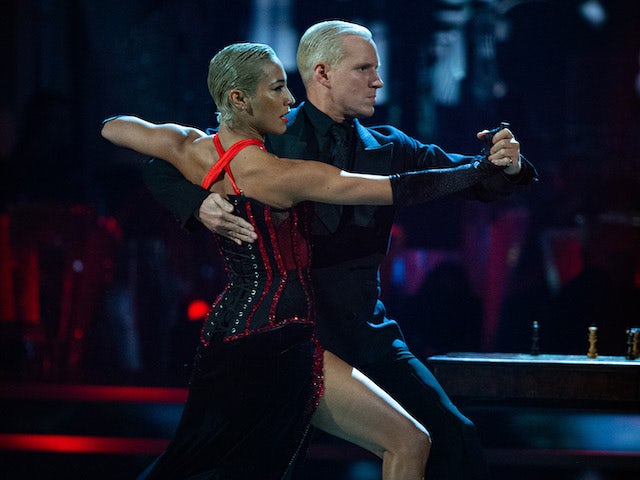 Jamie Laing and Karen Hauer on Strictly Come Dancing week six
