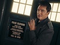 John Barrowman as Captain Jack in Doctor Who - Revolution of the Daleks