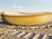 A computer-generated image of the Lusail Stadium.