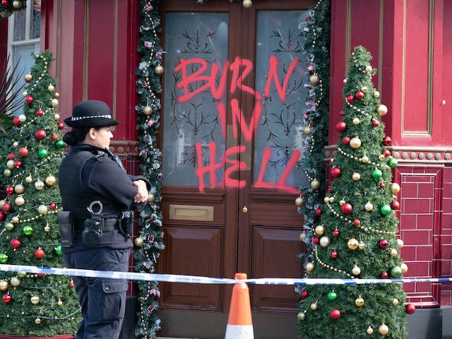 Burn in Hell on EastEnders on December 10, 2020