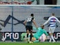 Lyndon Dykes scores for QPR against Rotherham in the Championship on November 24, 2020