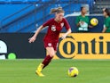 Abbie McManus in action for England Women in March 2020