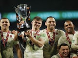 Owen Farrell lifts the trophy as England overcome France to win the Autumn Nations Cup on December 6, 2020