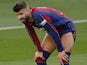 Gerard Pique in action for Barcelona on October 28, 2020