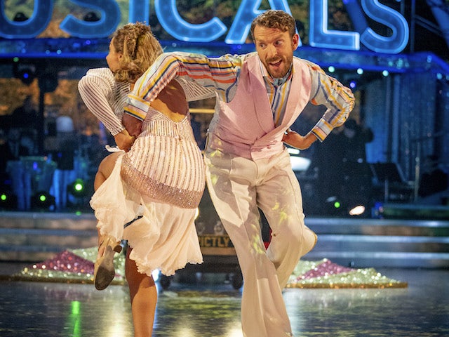 JJ Chalmers and Amy Dowden on Strictly Come Dancing week seven
