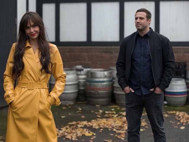 Warren and Mercedes on Hollyoaks on December 16, 2020