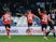 Luton Town's George Moncur celebrates scoring against Norwich City in the Championship on December 2, 2020