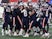The New England Patriots celebrate a Nick Folk winning field goal against the Arizona Cardinals on November 29, 2020