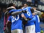 Rangers celebrate Scott Arfield's goal against Standard Liege in the Europa League on December 3, 2020