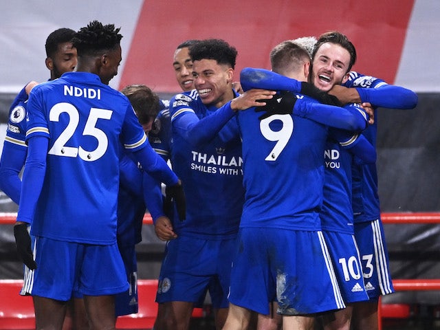 Vardy hits late winner for Leicester at Sheffield United