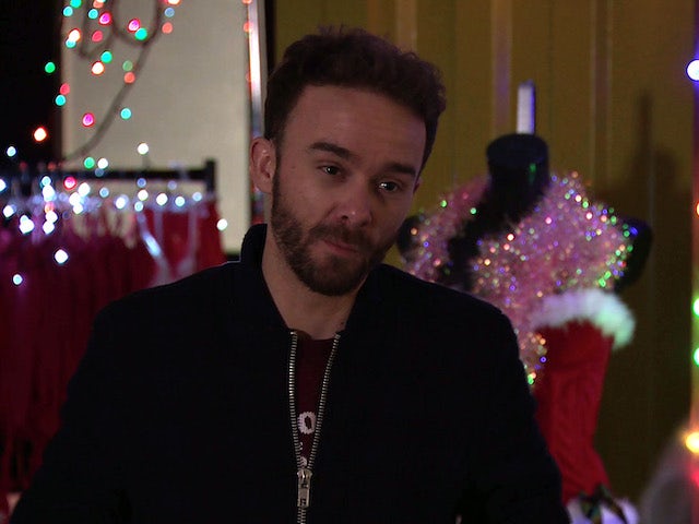 David on the first episode of Coronation Street on Christmas Day, 2020
