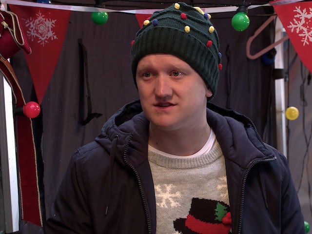 Chesney on the first episode of Coronation Street on December 23, 2020