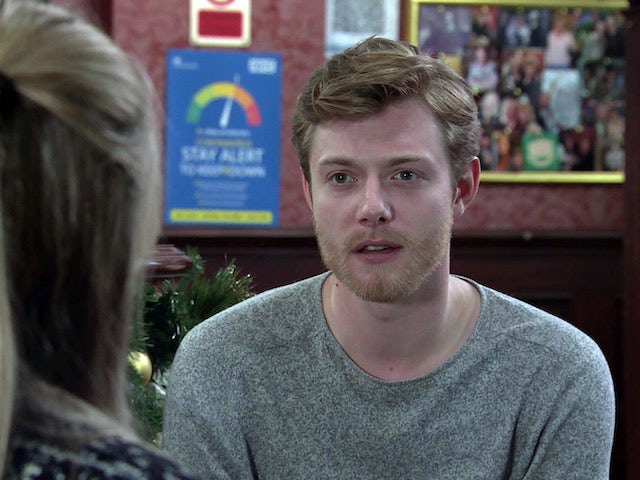 Daniel on the first episode of Coronation Street on December 23, 2020