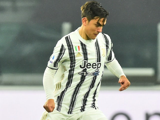 Paulo Dybala in action for Juve on December 5, 2020