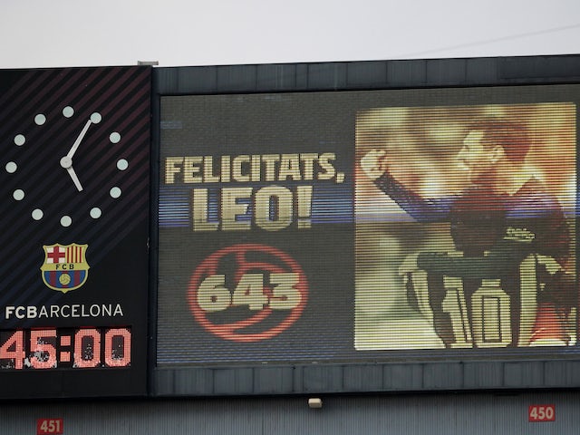 Lionel Messi equals Pele record with 643rd Barcelona goal