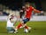 Bournemouth's Lewis Cook in action with Luton Town's Martin Cranie on December 19, 2020