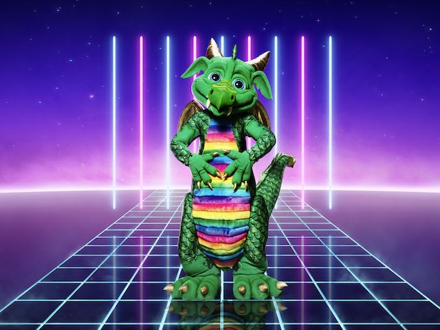 Dragon on series two of The Masked Singer