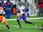Baltimore Ravens quarterback Lamar Jackson in action against the Cleveland Browns on December 15, 2020
