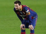 Lionel Messi in action for Barcelona on December 19, 2020