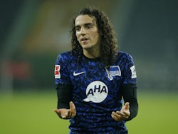 Matteo Guendouzi in action for Hertha Berlin on December 12, 2020
