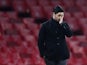 Arsenal manager Mikel Arteta looks dejected during his side's Premier League defeat to Burnley on December 13, 2020