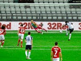 Preston North End's Daniel Johnson scores a penalty against Bristol City in the Championship on December 18, 2020