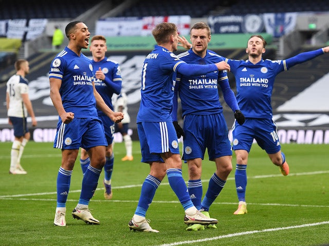 Leicester into second courtesy of two-goal win over Tottenham