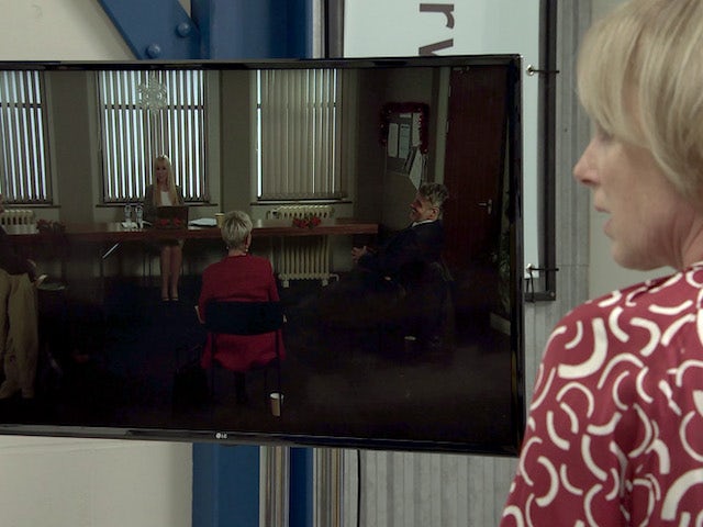 Sally on the first episode of Coronation Street on January 4, 2021