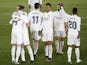 Real Madrid's Casemiro celebrates during the La Liga clash with Granada on December 23, 2020