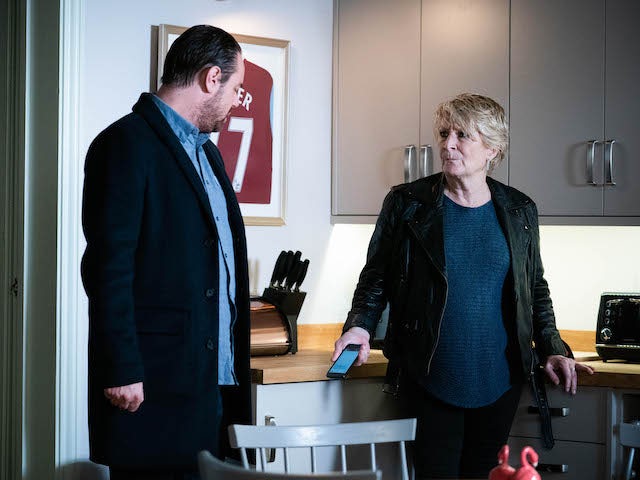 Mick and Shirley on EastEnders on January 14, 2021