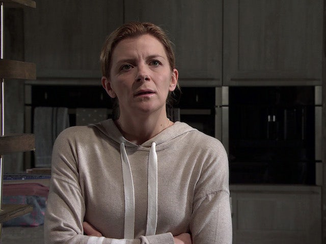 Leanne on the first episode of Coronation Street on January 6, 2021