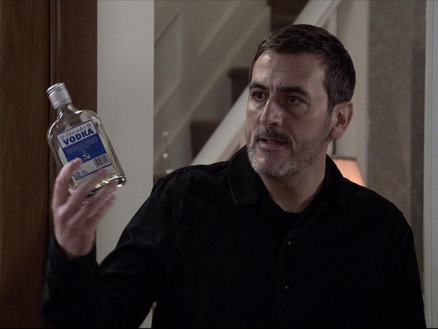 Peter on the first episode of Coronation Street on January 13, 2021