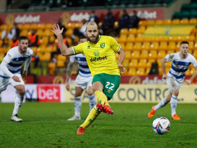 Teemu Pukki scores for Norwich City against QPR in the Championship on December 29, 2020