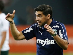 Palmeiras coach Abel Ferreira during the match in December 2020