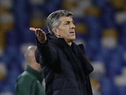 Real Sociedad head coach Imanol Alguacil pictured in December 2020