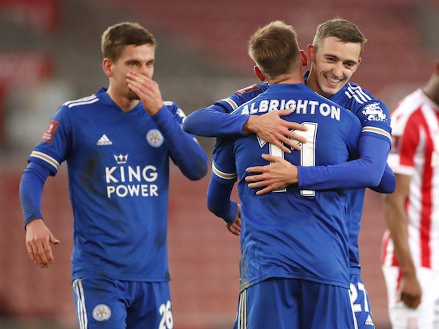 Impressive Leicester put four past Stoke to progress in FA Cup