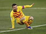 Lionel Messi in action for Barcelona on January 3, 2021