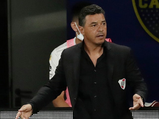 River Plate manager Marcelo Gallardo pictured on January 3, 2021