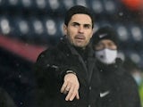 Arsenal manager Mikel Arteta pictured in January 2021