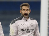 Scott Carson pictured for Manchester City in December 2020