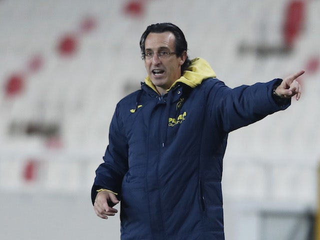 Villarreal manager Unai Emery pictured in December 2020