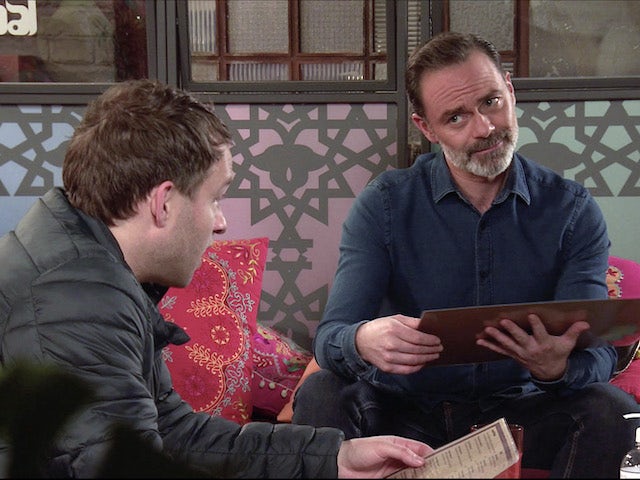 Billy and Paul on the first episode of Coronation Street on January 27, 2021