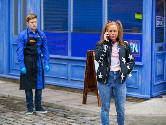 Gemma and Chesney on the second episode of Coronation Street on January 20, 2021