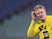 Borussia Dortmund's Erling Braut Haaland surveys the scene on January 9, 2021