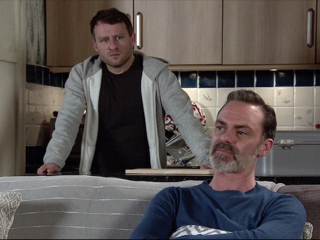 Billy and Paul on the first episode of Coronation Street on February 3, 2021