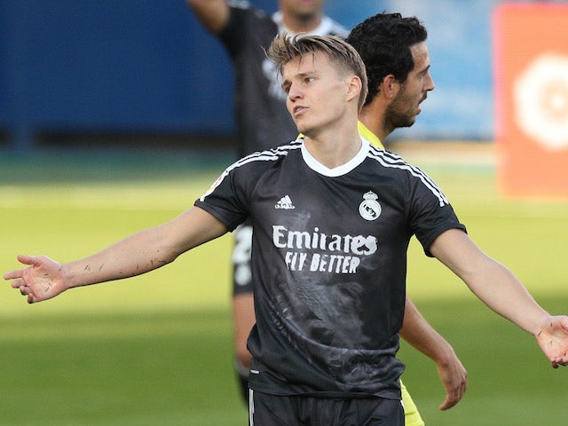Martin Odegaard in action for Real Madrid on November 21, 2020