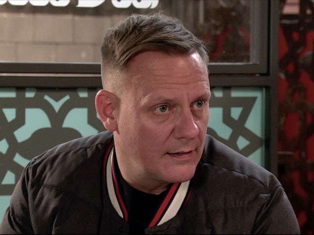 Sean on the second episode of Coronation Street on January 18, 2021