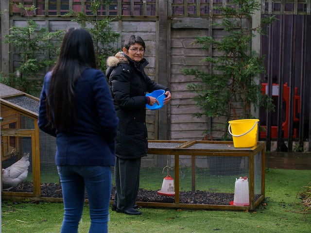Yasmeen on the second episode of Coronation Street on January 18, 2021